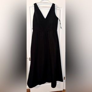 Amsale brand black formal gown. Faille material. Size 20, NO alterations.